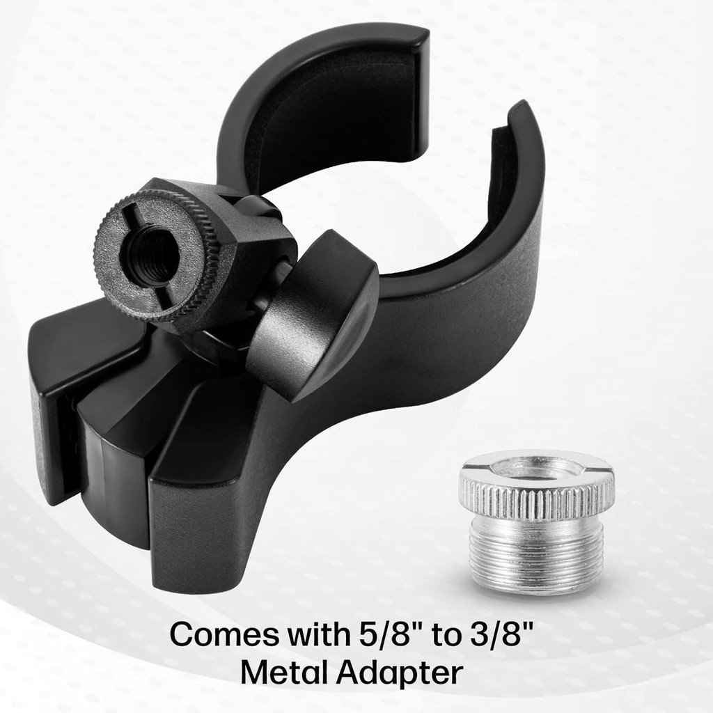 ไมโครโฟนขนาดใหญ่ Spring ClipMicrophone AccessoriesWireless Adaptive Microphone CantileverShock MountClipFits: ไมโครโฟน 3.2 ซม. และ 6 ซม.