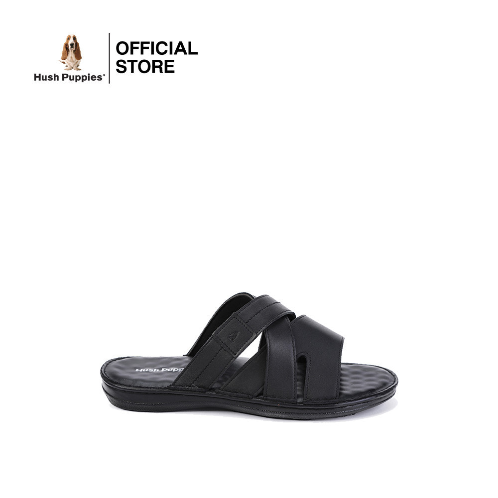 Hush Puppies รองเท้าผู้ชาย รุ่น HP 8HSFB4334A - สีดำ (รองเท้าแตะแบบสวม)
