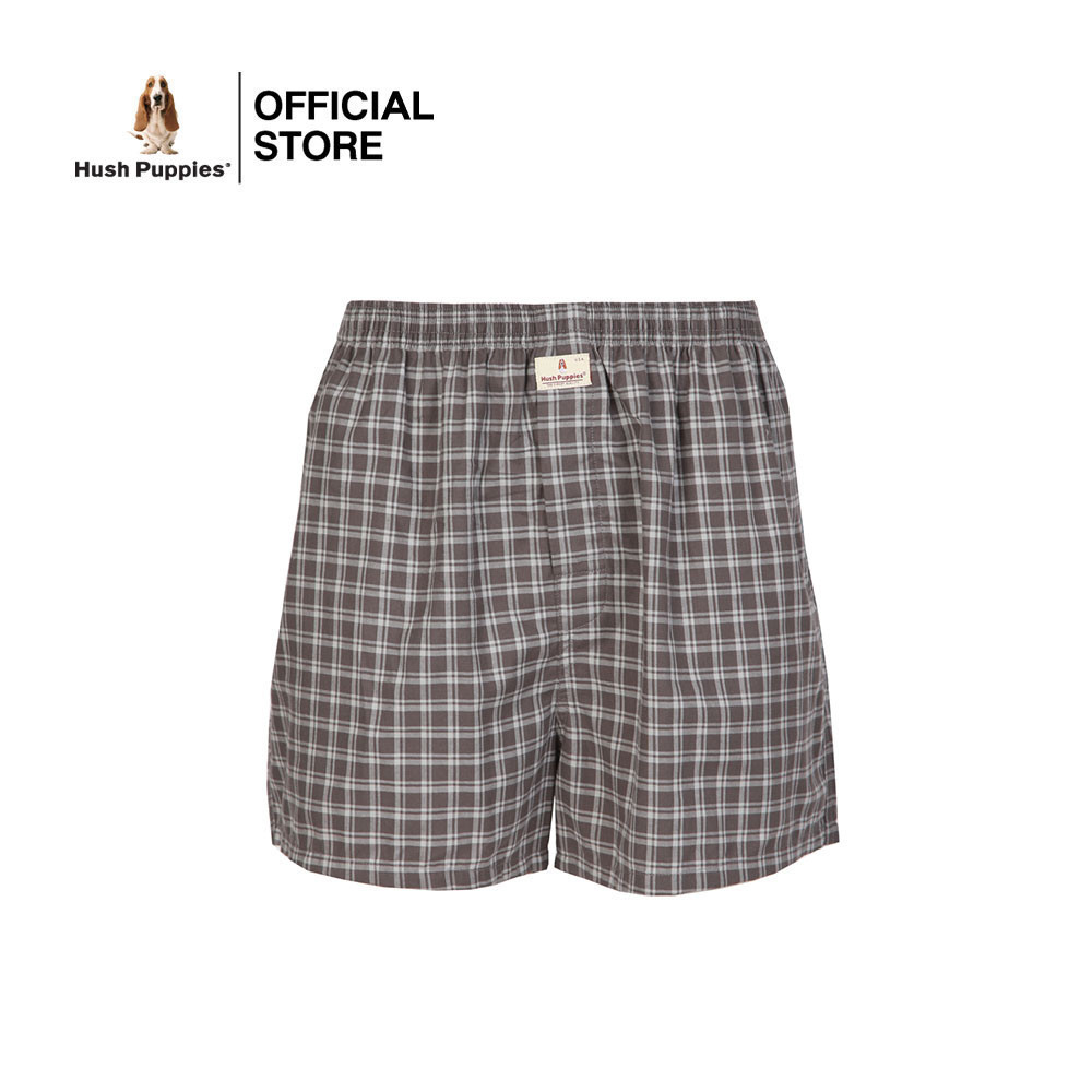 Hush puppies Underwear กางเกงบ๊อกเซอร์ผู้ชาย Sleepwear รุ่น HU H3W272 Boxer - สีเทา