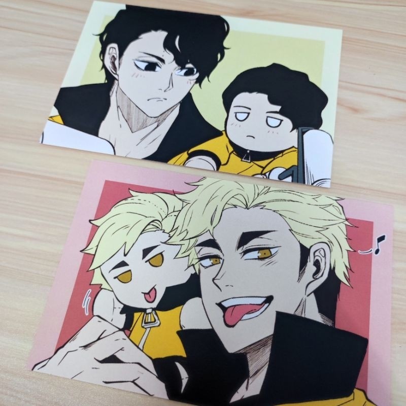 โปสการ์ด Haikyuu Fanart - หุ่น