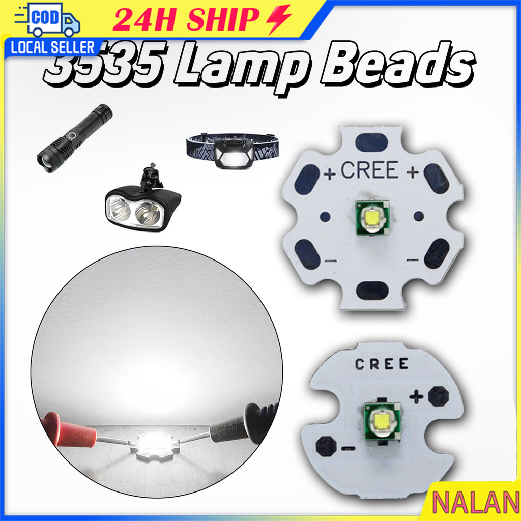 ร้านอยู่กทม.หลอดไฟฉาย led ลูกปัด 3W 6500K แสงสีขาว บอร์ดไฟฉาย 16มม.20มม.