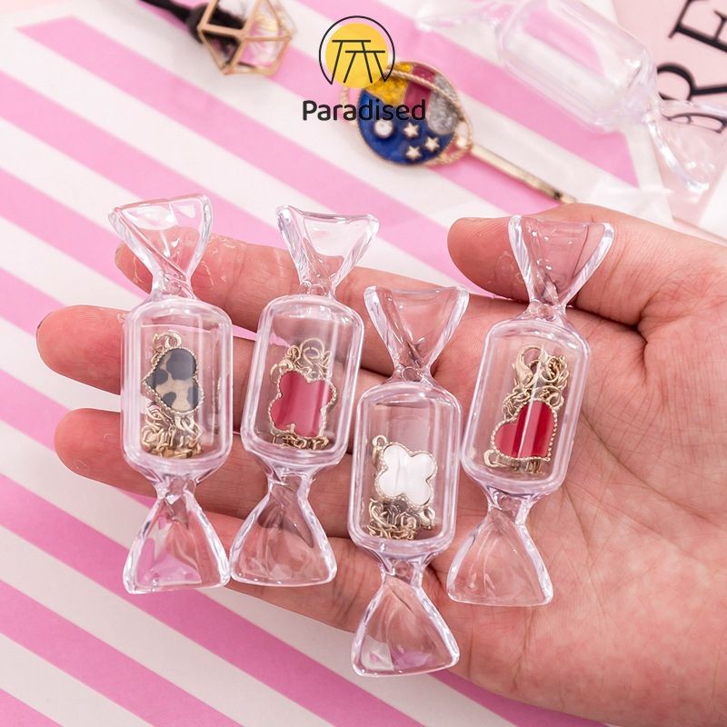 💕 กล่องเก็บเครื่องประดับ แหวน แบบใส ขนาดเล็ก แบบพกพา ถูกใจผู้หญิงParadised