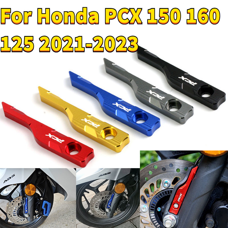 สําหรับHONDA PCX 150 PCX160 PCX125 2021 - 2023 รถจักรยานยนต์CNC ABS Sensor Guardล้อหน้าเซ็นเซอร์ฝาคร