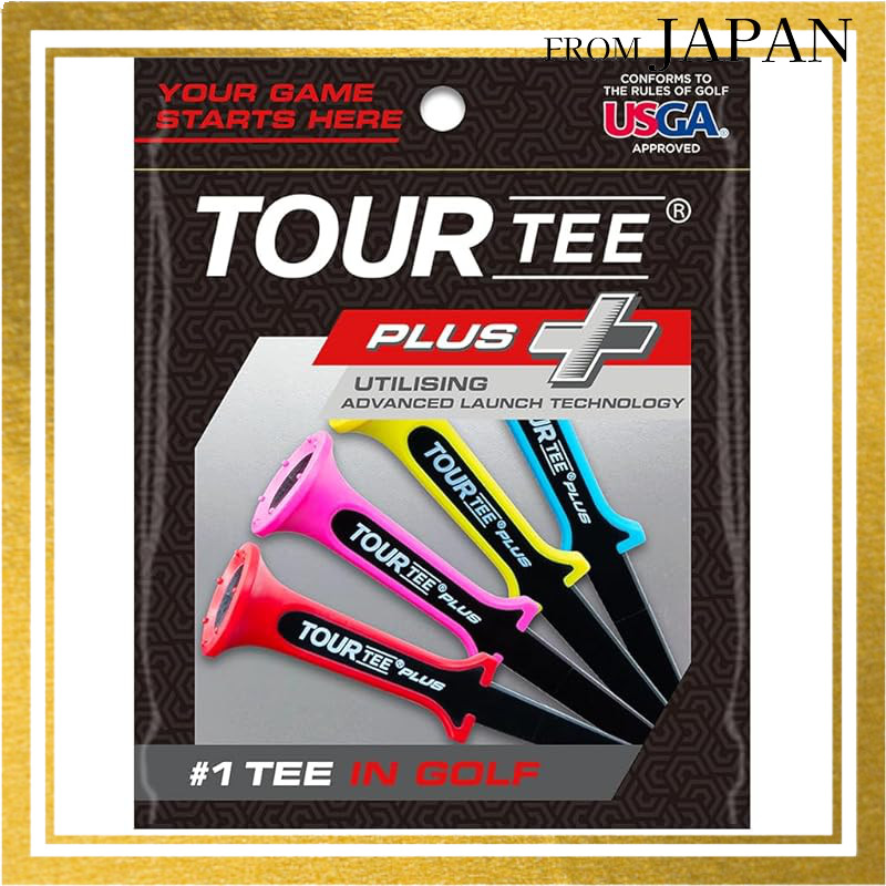 Tour Tee Plus Genuine กอล์ฟที 4 pieces Golf Tee Stiff Con Custom Not Included Direct from Japan