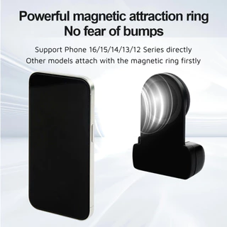 Inovagen โทรศัพท์แม่เหล็ก Selfie Grip Stand พร้อมกล้องบลูทูธชัตเตอร์ระยะไกล,ปรับเติมแสง,1/4 สกรู,ที่วางโทรศัพท์ Grip Selfie Handle กล้อง Stabilizer สําหรับ Android,i-Phone