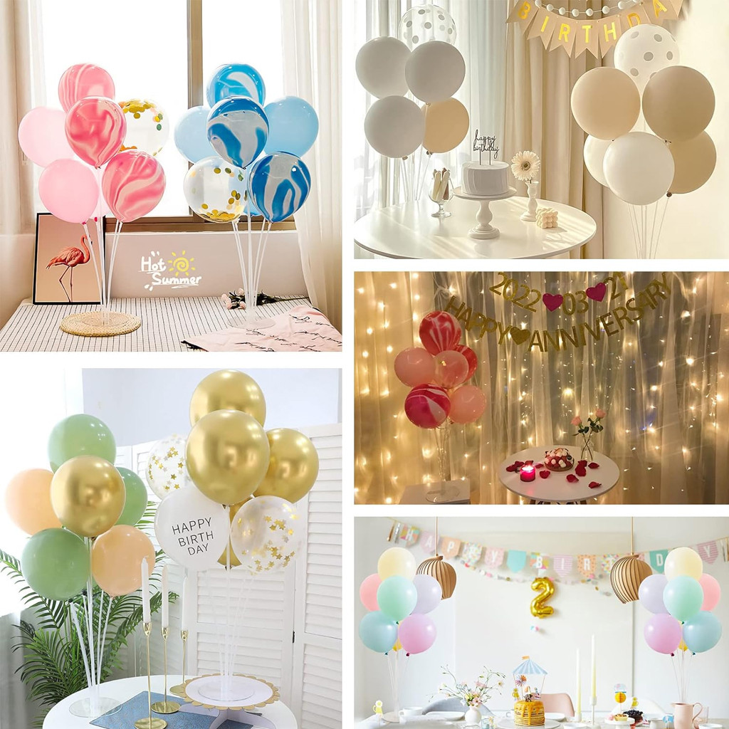 LUX STANDING LATEX BALLOON 7IN1/BALLOON POLE/7IN1 STICK CUP R1211
