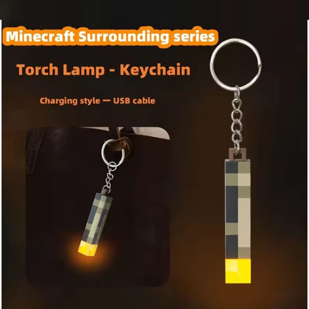 พวงกุญแจจี้ไฟฉายจิ๋ว LED ของขวัญ ของเล่นสําหรับเด็ก ขนาดพกพา - รูปที่ 2