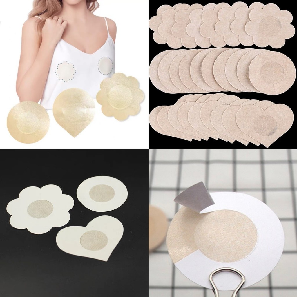 Bonnie แผ่นแปะจุกนมที่ปิดจุกนมขายเป็นคู่ แผ่นแปะกระดาษสามารถใช้แล้วทิ้ง ปิดเนียน ติดสบาย ไม่ระคายเคือง พร้อมส่ง#TN-3