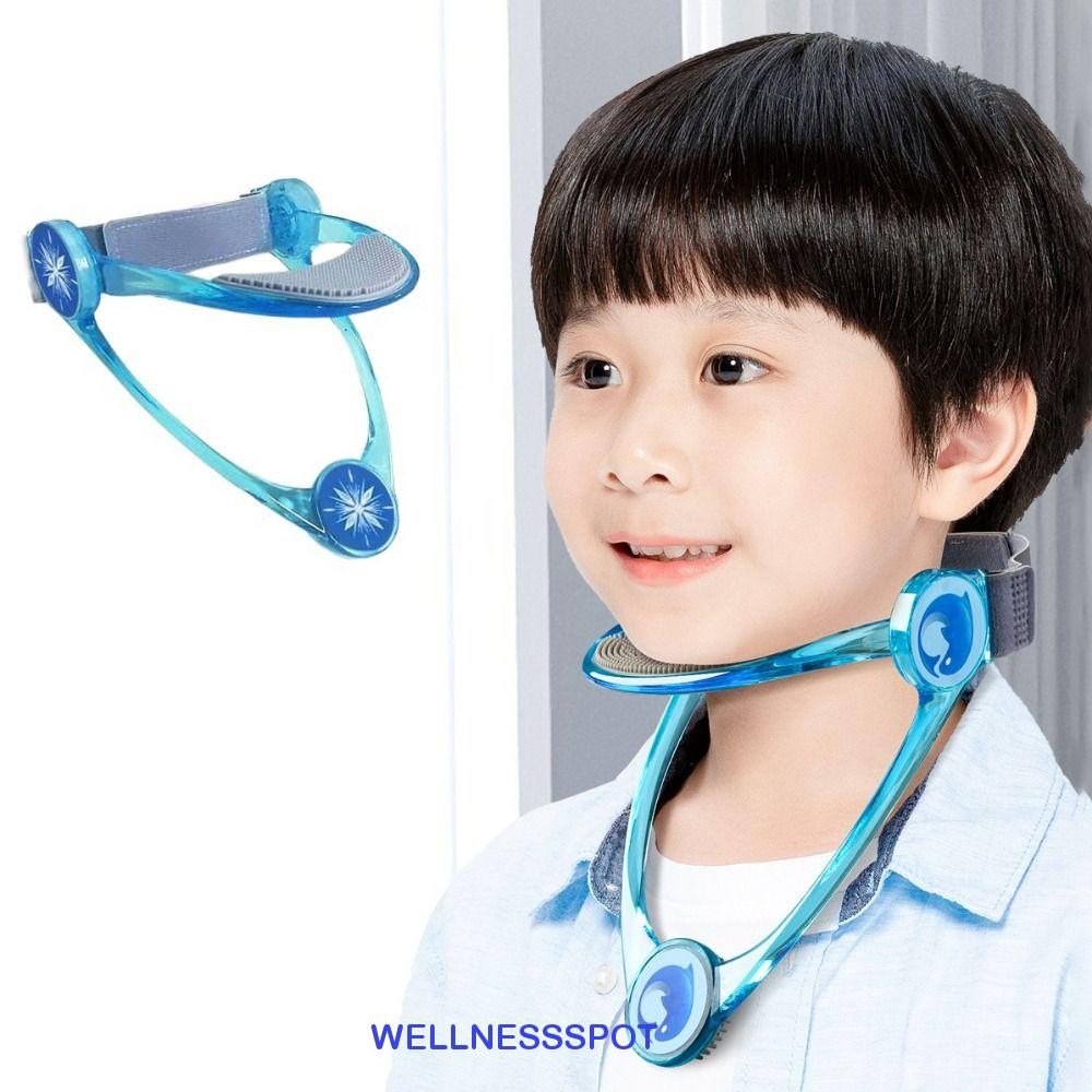 WELLNESSSPOT รั้งพยุงกระดูกสันหลังส่วนคอ, วงเล็บพยุงคอหมุนได้ 360 องศา, คอการดูแลสุขภาพเปล PC + TPU 