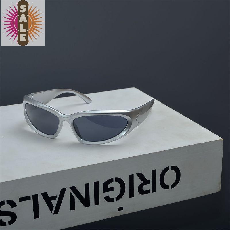 ON Sport แว่นตากันแดดโพลาไรซ์แว่นตากันแดดแว่นตา UV400 Windproof Steampunk แว่นตากันแดดสําหรับผู้ชายผู้หญิงตกปลา Retro A