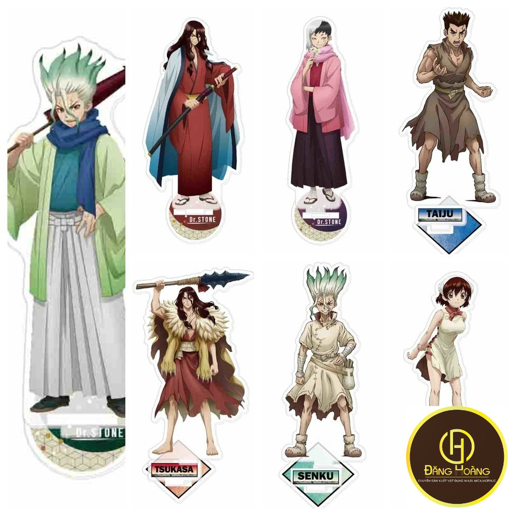 Standee Dr.Stone Doctor รูปปั้นหินอะคริลิค standee อะนิเมะ micha chibi ตกแต่งแสดงรุ่น