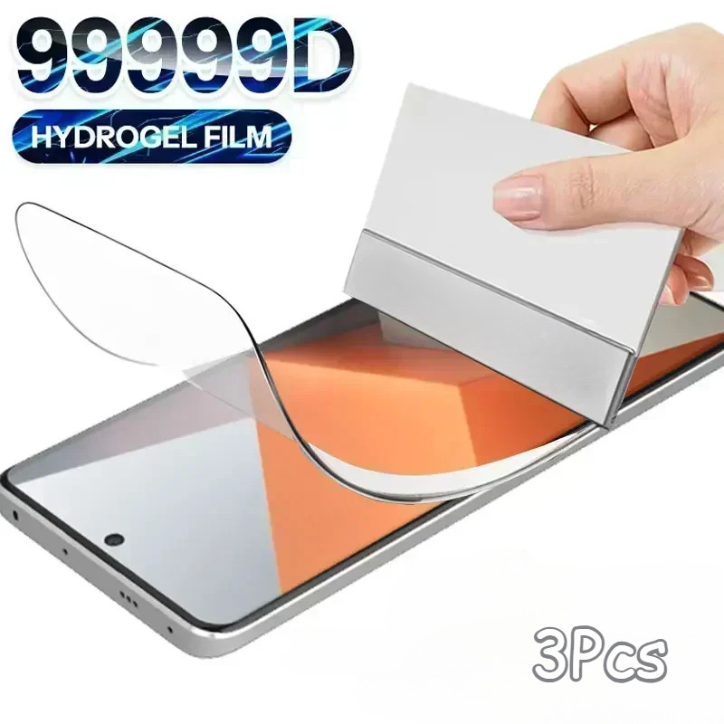 RedMagic10 10Pro 9SPro 8Pro 3 ชิ้น 9999D HD Clear Soft Hydrogel ฟิล์มสําหรับ RedMagic 10 10S 9S 9 8s