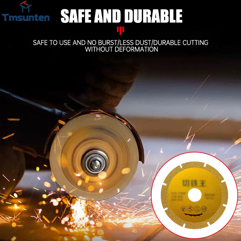 🛒ใบตัดเหล็ก 4 นิ้ว ใบเลื่อยตัดเพชร เหล็กสเตนเลส 100 มม. สําหรับเครื่องเจียรมุม 3 ชิ้น Tmsunten - รูปที่ 3