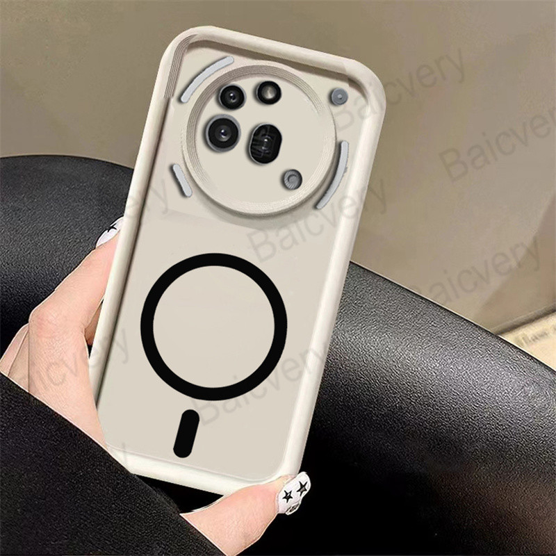 Nothing Phone 3A Pro Casing Phone Case Cover with Magnetic Wireless Charger Sticker