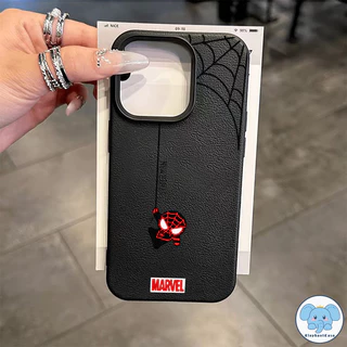 เคสไอโฟน 16 17 สำหรับ IPhone 16 XR 17 air 13 16 11 15 12 14 Pro Max XS X Max 16 7 Plus คู่รักการ์ตูนสไปเดอร์แมนอินเทรนด์