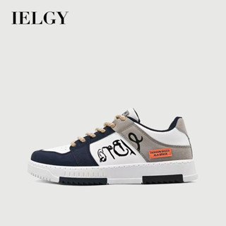 IELGY รองเท้าผู้ชายสไตล์ใหม่นักเรียนอินเทรนด์ All-Match Nich…