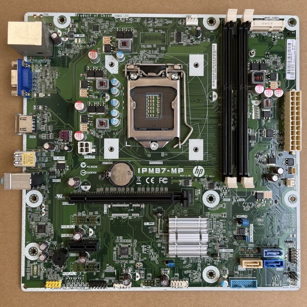 เมนบอร์ด HP IPM87-MP เมนบอร์ด H87 รองรับ CPU 1150 พิน 785304 -001