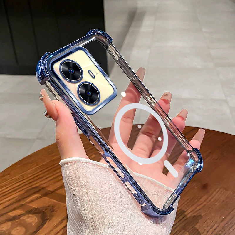 เคสสําหรับเคสโทรศัพท์Realme C55 2025 กันกระแทกแม่เหล็กใหม่SoftCase SZ15