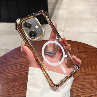 กันกระแทก Case สําหรับ OPPO A3 A3X 4G 5G เคสโทรศัพท์ 2025 ใหม่การออกแบบแม่เหล็กความงามกรณี SZ15