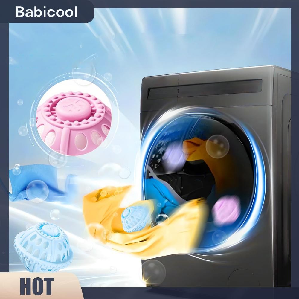 [Babicool.th] Pet Hair Catcher Ball ทําความสะอาดเครื่องซักผ้าแบบใช้ซ้ําได้ Wear Resist Magic Laundry