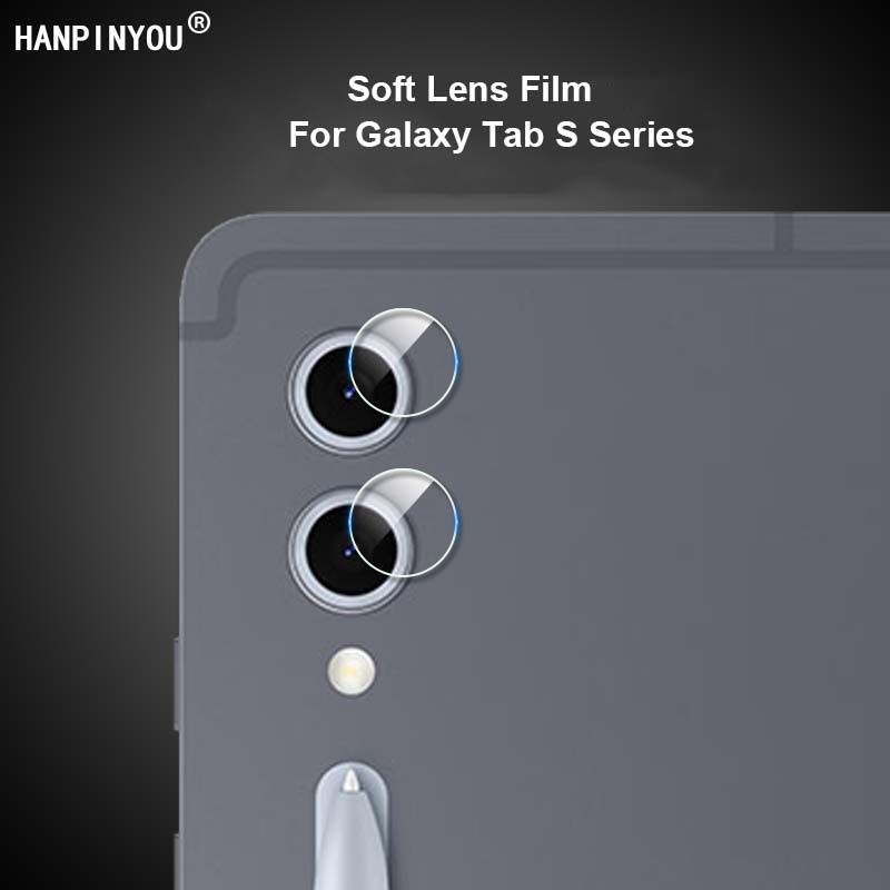 สําหรับ Samsung Galaxy Tab S10 S9 FE Plus Ultra Clear Slim กลับกล้องเลนส์ Protector ฝาครอบฟิล์มกระจกนิรภัยนุ่ม