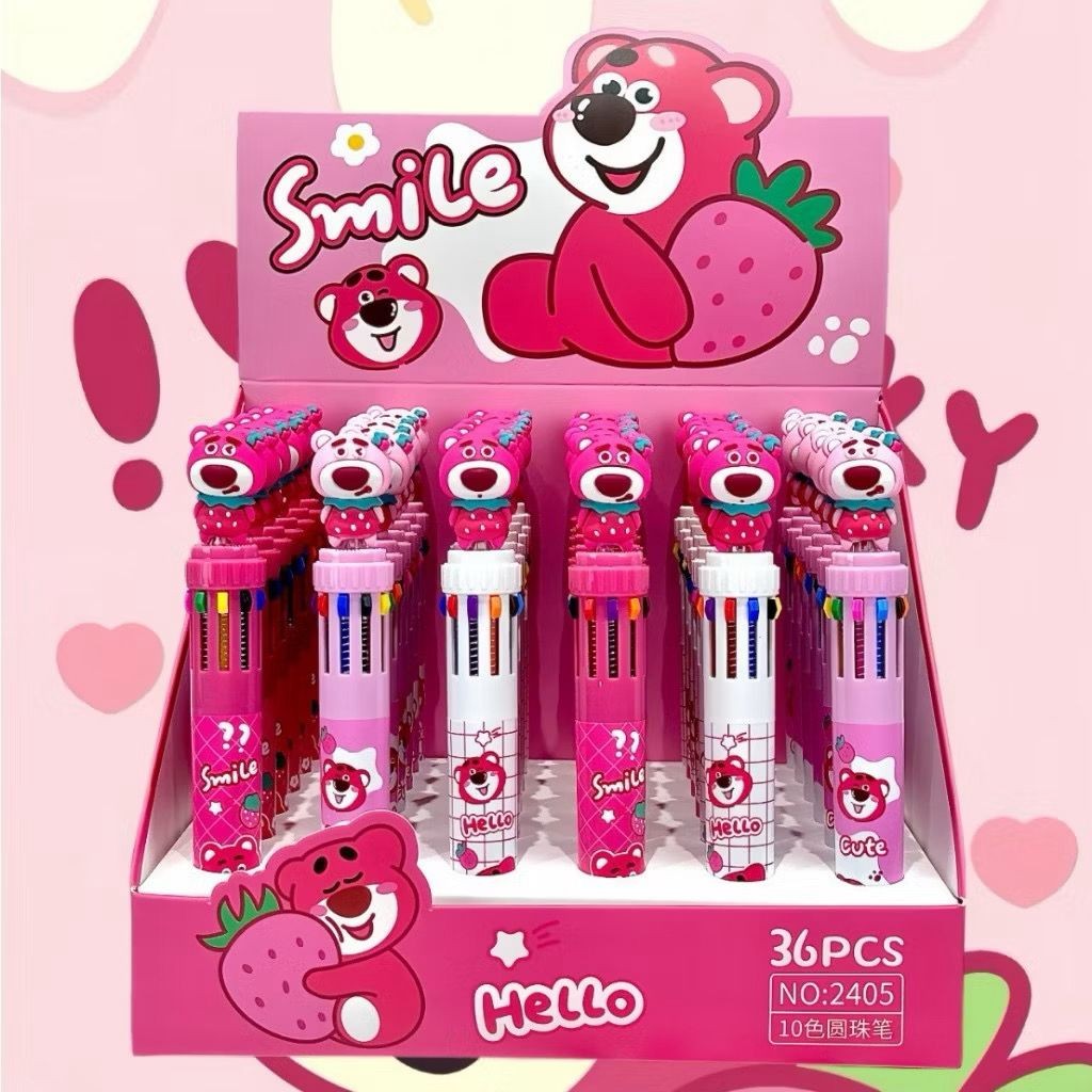 NewHobby Pen 10in1 / 10 Color Pen Sanrio Character / Kapibara / Unicorn / Mario / Capybarra / Cute P