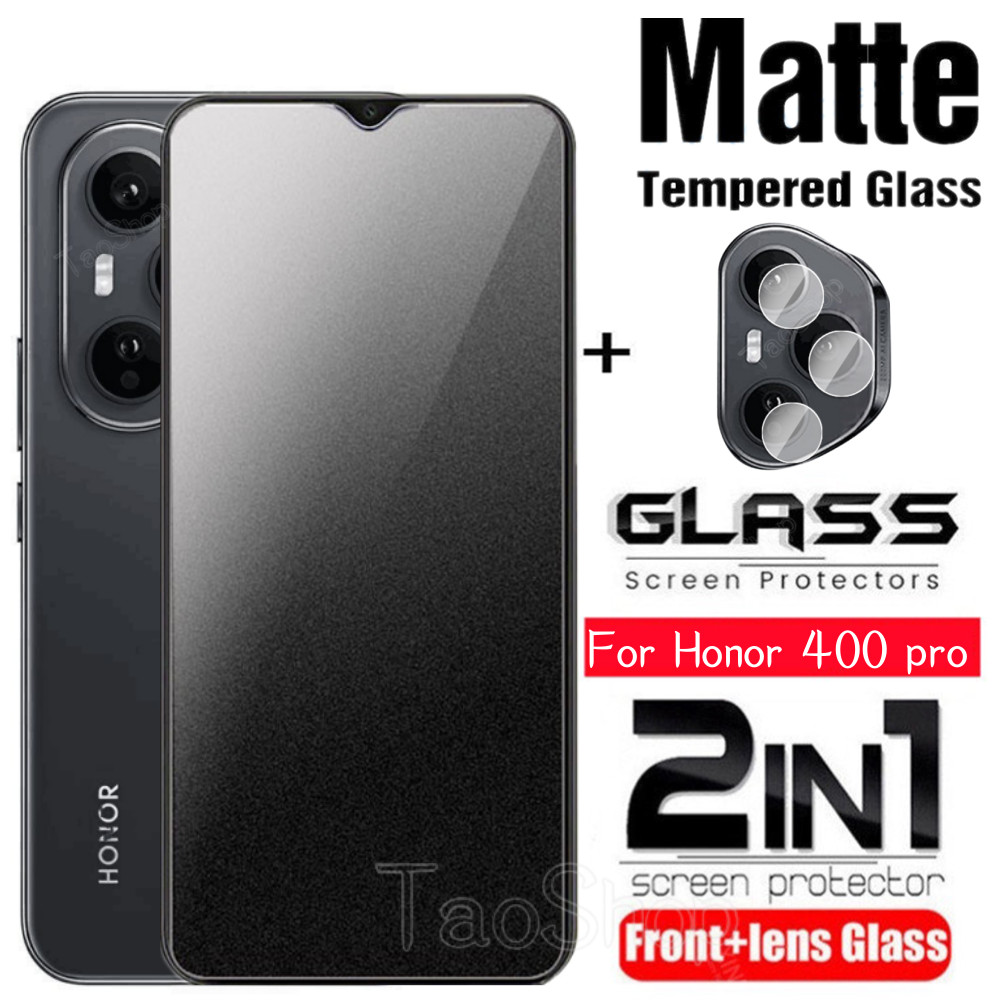 9H Matte Screen Protector กระจกนิรภัยสําหรับ Honor 400 pro Lite 400pro Honor400 pro Honor400pro Hono