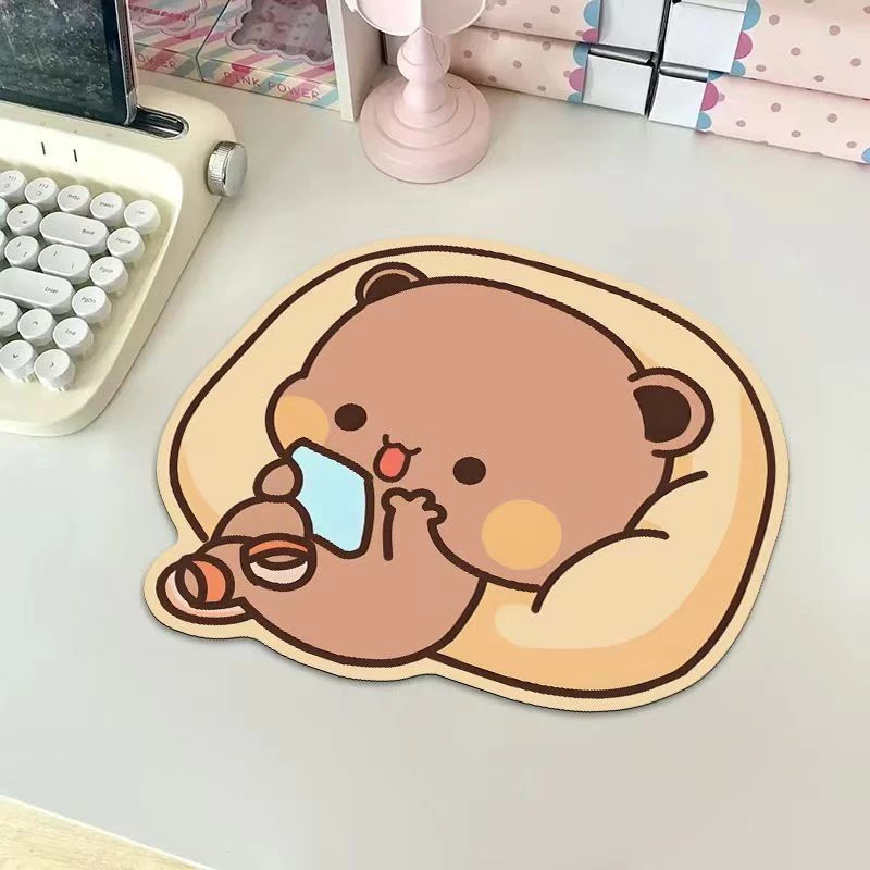 การ์ตูน Yier Bubu แผ่นรองเมาส์กันลื่นน่ารักโต๊ะทำงาน Pad แป้นพิมพ์แล็ปท็อป Pad