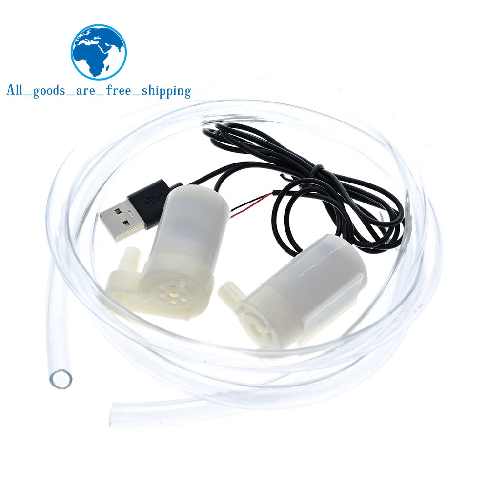USB 5V แรงดันไฟฟ้าต่ําปั๊มน้ําขนาดเล็ก Micro Mini Submersible Pump เงียบเป็นพิเศษ USB Hydroponic ปลูกผัก Craft Fountain