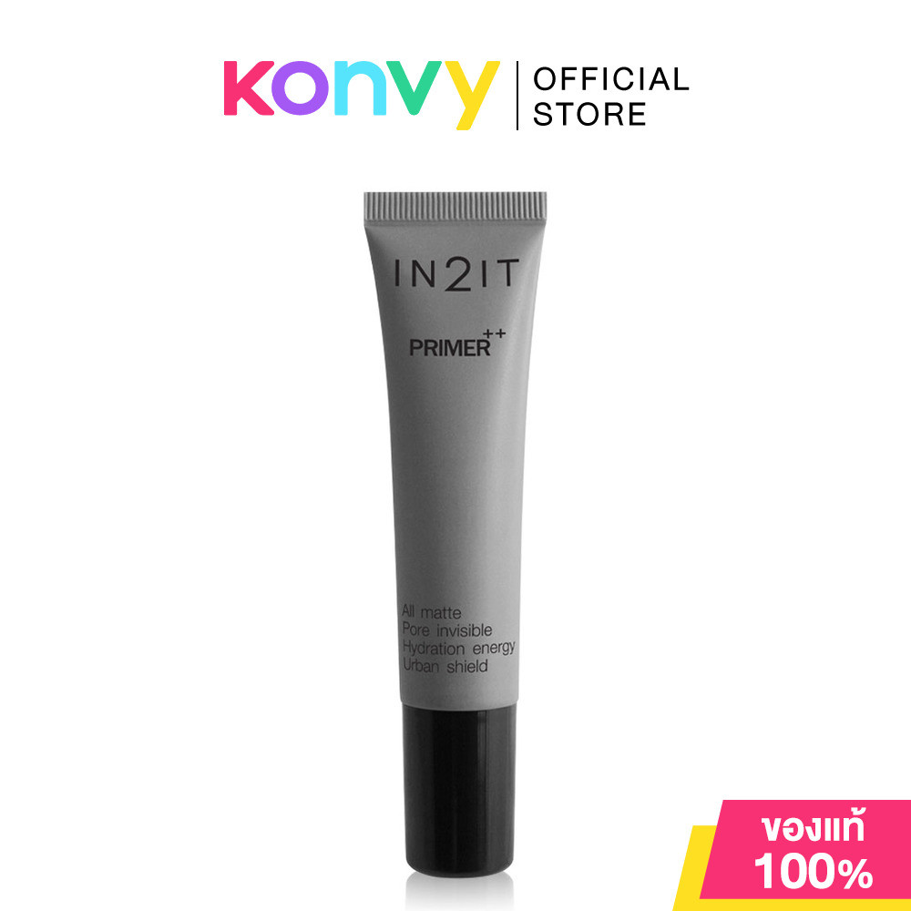 In2It Primer++ mini 3g #PMP ไพรเมอร์เนื้อกำมะหยี่บางเบา.