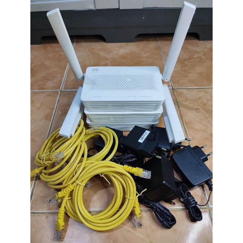 Huawei Gpon HG8145V5 5G พอร์ตสีน้ําเงิน + อะแดปเตอร์