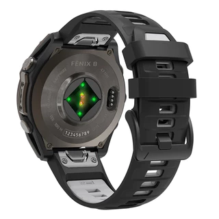 Quick Fit 22 มม.26 มม.ซิลิโคนสําหรับ Garmin Fenix 8 7 6 5 Fenix 7X 6X 5X Forerunner 965 935 945 745 Quatix 5 Descent mk1 mk2 Approach s62 s62 s70