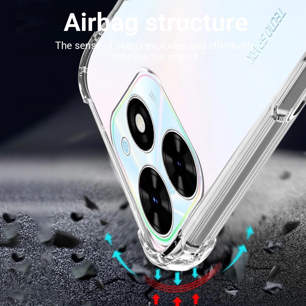 เคสกันกระแทก ใส infinix Note8 hot50 hot40 hot30  Hot8 Hot9 Hot10S Hot11 11S Hot10play Smart6 Smart5/pro Smart7 Smart8 ราคา ถูกที่สุด ดีลบีเคเค แกลเลอรีภาพที่ 2
