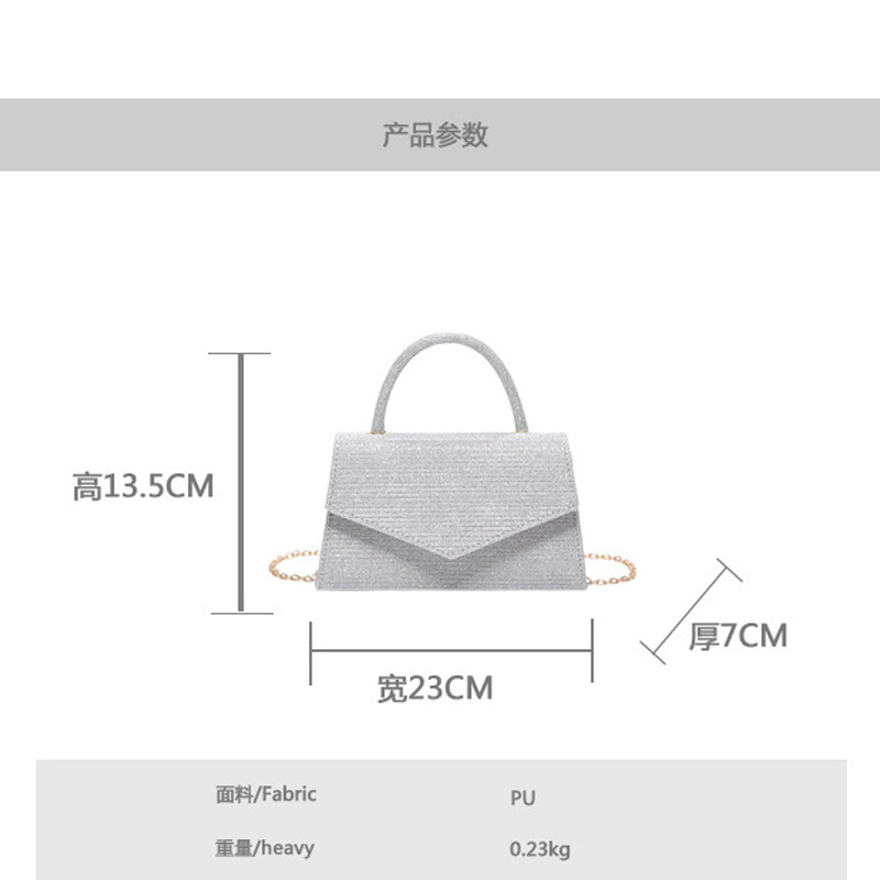 Mousoon แฟชั่นเพชร-Emped กระเป๋าสี่เหลี่ยมเล็กผู้หญิงใหม่ Ins อินเทรนด์กระเป๋าสะพายเฉพาะ Niche Casual Messenger กระเป๋า