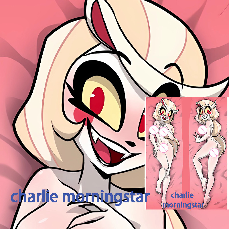 Dakimakura อะนิเมะหมอนสําหรับ charlie morningstar (โรงแรม hazbin) ปลอกหมอนกอดสองด้าน