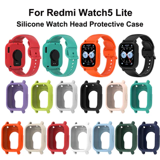 【สาย+เคส+ฟิล์ม】สายนาฬิกาสําหรับ Redmi Watch 5lite / 5active สายยางซิลิโคน ใช้ได้กับRedmi watch 5 Active 5 lite เคส
