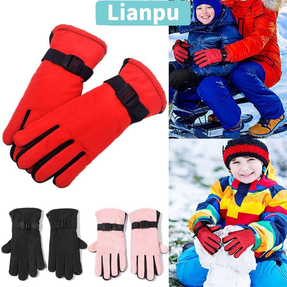 Lianpu แขนยาว Mitten Mountaineering ฤดูหนาวต้องสกีเด็กเด็กหิมะสโนว์บอร์ด