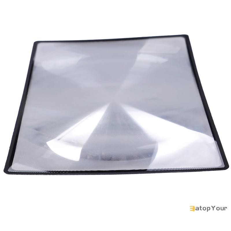 Eatopyour] A5 แผ่นแว่นขยาย PVC แบน X3 หน้าหนังสือแว่นขยายเลนส์แว่นอ่านหนังสือใหม่