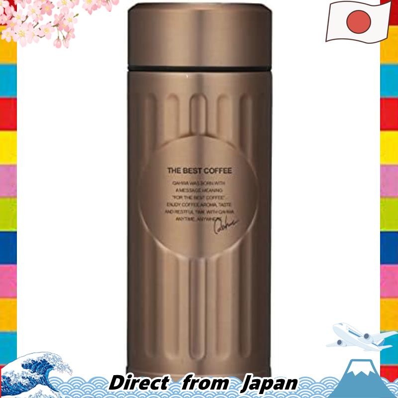 CB JAPAN ขวดน้ำทองแดง 420ml ดื่มโดยตรงสูญญากาศ 2 ชั้นโครงสร้างต้านเชื้อแบคทีเรียข้อมูลจำเพาะขวดกาแฟ Kahua QAHWADirect from Japan