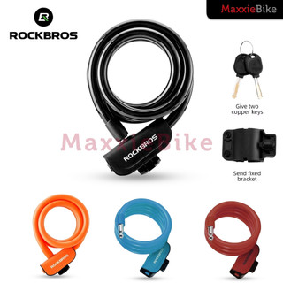 ROCKBROS RKS515 Kunci Gembok Sepeda Lock Ring 110 cm Portable Cable Lock Pengaman Motor Sepeda Helm