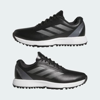 adidas กอล์ฟ รองเท้ากอล์ฟแบบไร้ปุ่ม Adizero ZG สำหรับเด็ก เด็ก สีดำ IH9886