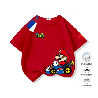 (จัดส่งตลอด 24 ชั่วโมง)KIDS PRINCESS เสื้อยืดแขนสั้นเด็กลายก…