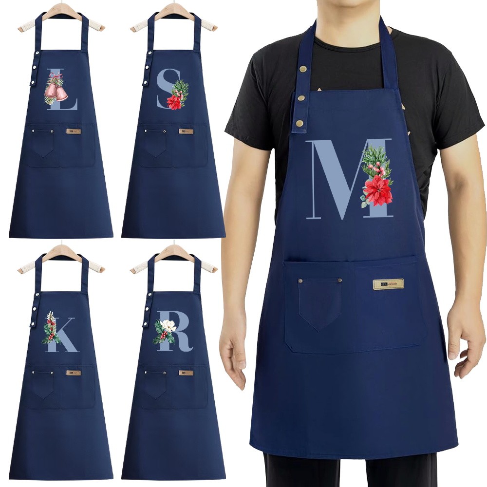 Kitchen Apron Chef's Gardening Apron Standard Style Work Apron Printing