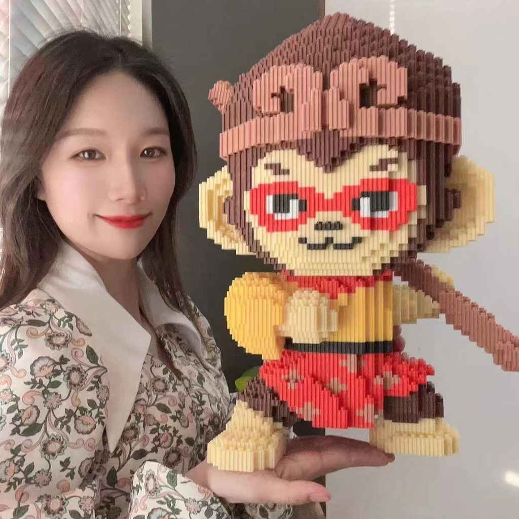 บล็อกสามมิติขนาดใหญ่กว่า 10000 เม็ดขนาดเล็กสำหรับผู้ใหญ่ชายหญิงประกอบของเล่นหมีรุนแรง ของเล่นเด็ก - รูปที่ 7