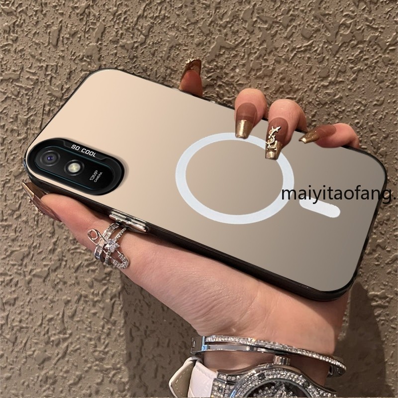 ปลอกredmi 9a xiaomi redmi 9 เคสโทรศัพท์เคสแข็งTPUเคสโทรศัพท์แบบแข็งเคสกันกระแทกดีไซน์ใหม่ความงามไร้สายแม่เหล็กCYBSWX01