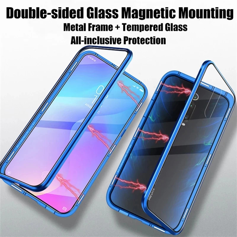 เข้ากันได้กับ Xiaomi POCO X5 PRO X7 PRO X6 PRO F4 X3 GT X3 NFC X3 PRO F3 360 ป้องกันหรูหราแม่เหล็กกระจกนิรภัยฝาครอบ ราคา ถูกที่สุด ดีลบีเคเค แกลเลอรีภาพที่ 4