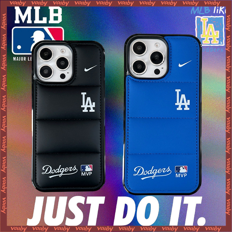 อเมริกันฟุตบอล MLB Los Angeles Dodgers NK Label Hard Shell Down Jacketเคสโทรศัพท์เหมาะสําหรับIPhone1