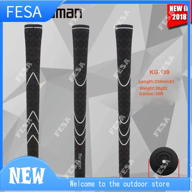 ใหม่ Maruman Silver letter Golf Grips เหล็กไม้เสา Club Grips ยาง 58R 1 ชิ้น/เซ็ต limted แผ่นป้าย