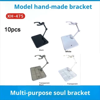 10pcs Tamashii Stage Assembly Action Figure ผู้ถือฐาน SHF สําหรับ Spirit Stand หุ่นยนต์ Spirits Saint Seiya Gundam DIY ตุ๊กตารุ่นขาตั้งปรับความสูงจอแสดงผล