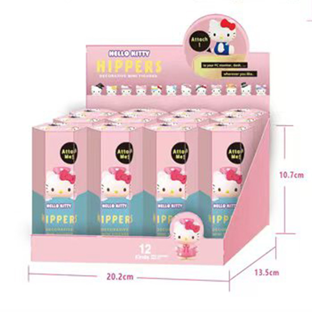 1 ชิ้นสุ่ม Hello KITTY HIPPERS series สามารถติดกาวเพื่อวัตถุในชีวิตประจําวัน อุปกรณ์เสริมโทรศัพท์มือถือน่ารัก